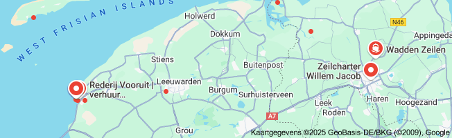 zeilen op het wad