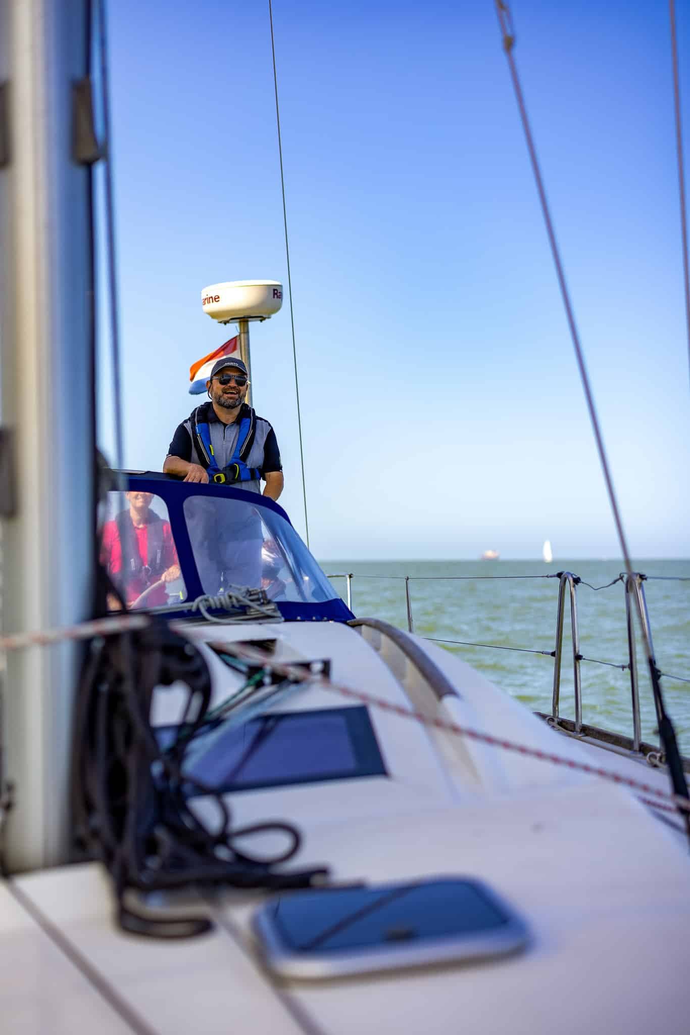 dagje zeilen op de noordzee